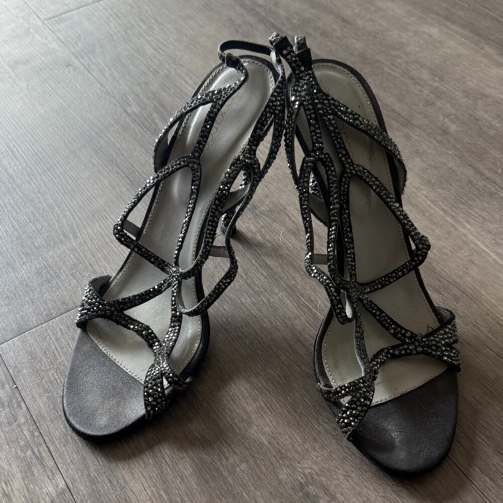 Sergio Rossi Swarowski Crystal Sandals